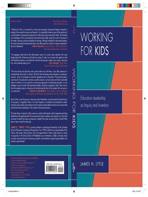 cover image of Working for Kids
